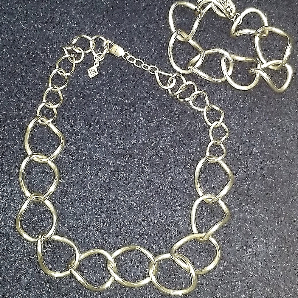 SILPADA chain link Necklace and Bracelet Set